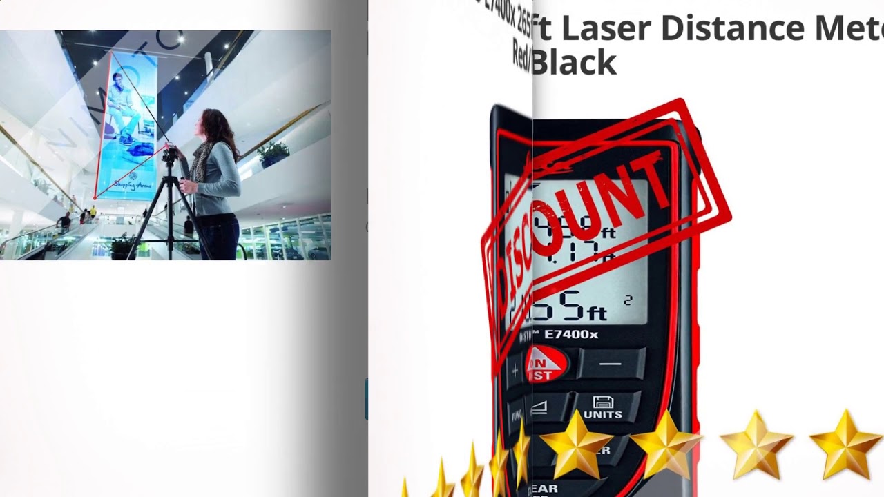 Leica DISTO E7400x 265ft Laser Distance Meter, Red/Black Review and