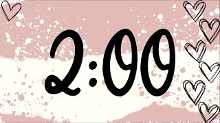 2 Minute Cute Valentine's Heart Timer (Chimes Alarm at End)