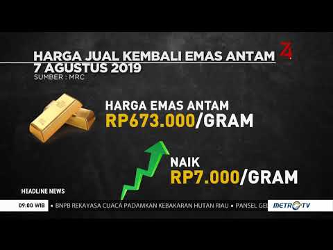 Harga Emas Antam Naik