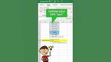 ¿Cómo CONTAR CELDAS CON TEXTO ESPECÍFICO en Excel? #excel #excelbasico #exceltips  #desafiandoexcel