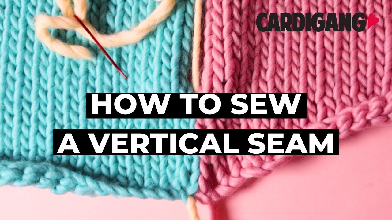 How to sew a vertical invisible seam