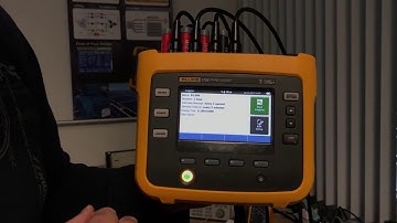 Basic setup of a Fluke 1736 or 1738 Power Logger