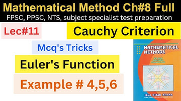 Cauchy criterion Euler