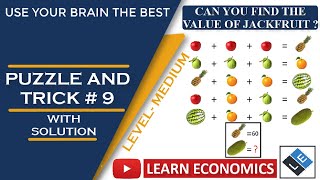 Puzzle and Trick # 9 ll Learn Economics