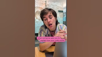 That moment when the code works, but the explanation is still compiling.