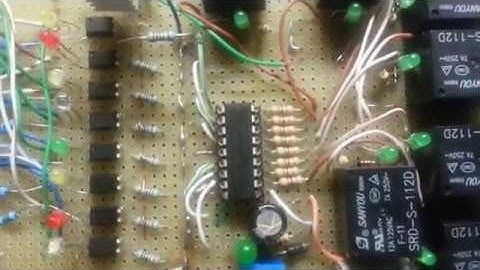 homemade 8 relay board for LPT and arduino with uln2803