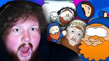 CASEOH REACTS TO HIS ANIMATIONS!! (COMPILATION) | 3 Hours Caseoh Funny Animations Fan Made