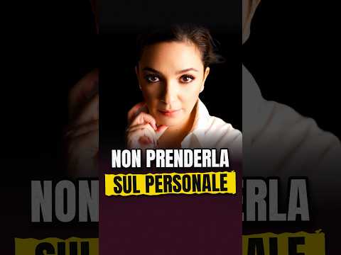 «Non prenderla sul personale»: perché è una richiesta impossibile
