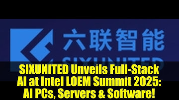 SIXUNITED Unveils Full-Stack AI at Intel LOEM Summit 2025: AI PCs, Servers & Software!