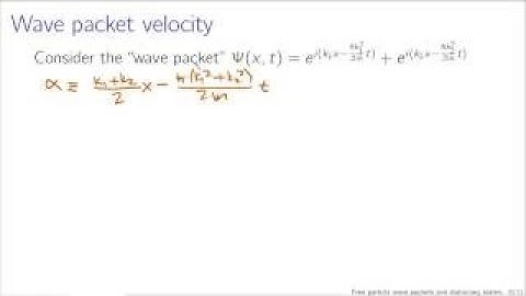 Free particle wave packets and stationary states