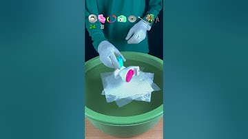 PROBEER TE RADEN HOEVEEL TISSUE PAPIER ER NODIG WAS! Wat zal er nu gebeuren? #asmr #voldoening #e...