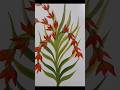 Amazing flower painting Techniques #shorts #acrylicpainting