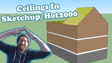 Ceiling Basics in Sketchup and Hot2000