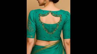 😍 Trending & stylish latest blouse back neck design #trending #blouse #viral #fashion