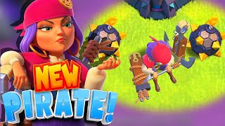 NEW PIRATE QUEEN is HERE!!"Clash Of Clans" screenshot 5