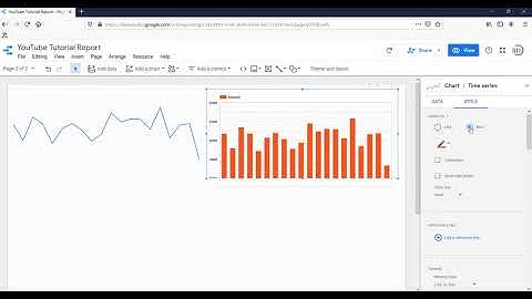 How to Work with time series in Google Data Studio | How to add a Time Series graph in #looker