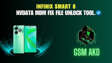 Infinix Smart 8 Nvdata MDM Fix File Unlock Tool. #flashfile #frpbypass