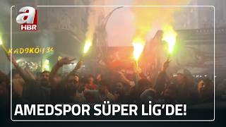 Amedspor Süper Lige Yükseldi Diyarbakırda Coşkulu Kutlama A Haber