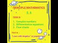 principle maths for A Level S.6 Term III