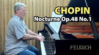 Chopin Nocturne Op.48 No.1 - Paul Barton, FEURICH 218 piano