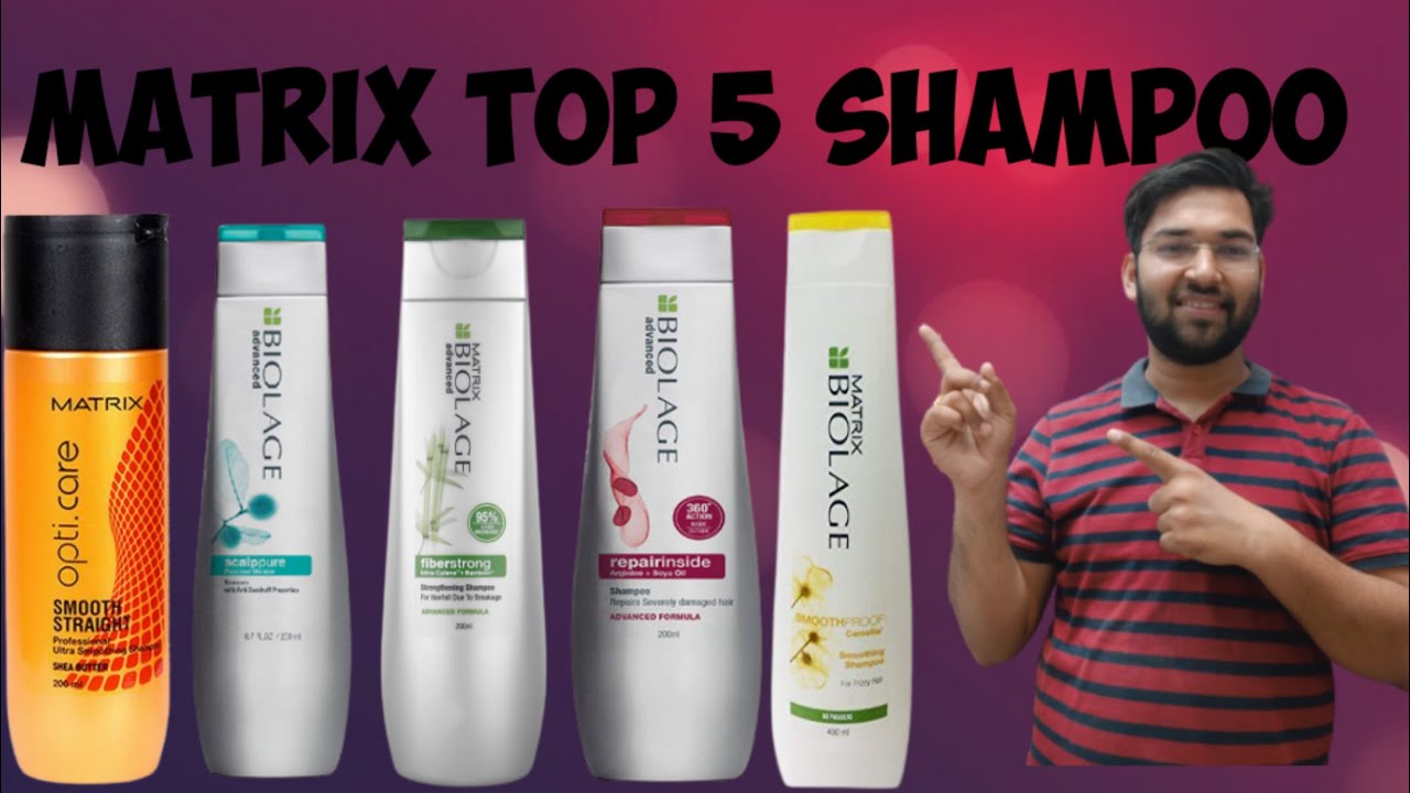 Matrix top 5 shampoo review||best shampoo top leading shampoo|hair problem  shampoo|professional sham - YouTube