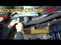 Installing Rear A/C Block Off