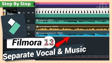 Separate Vocal or Music From a Song | Filmora 13 Tutorial