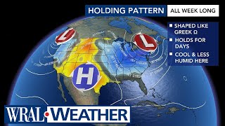 North Carolina Forecast: Refreshing! A taste of early fall expected Tuesday through Saturday morning