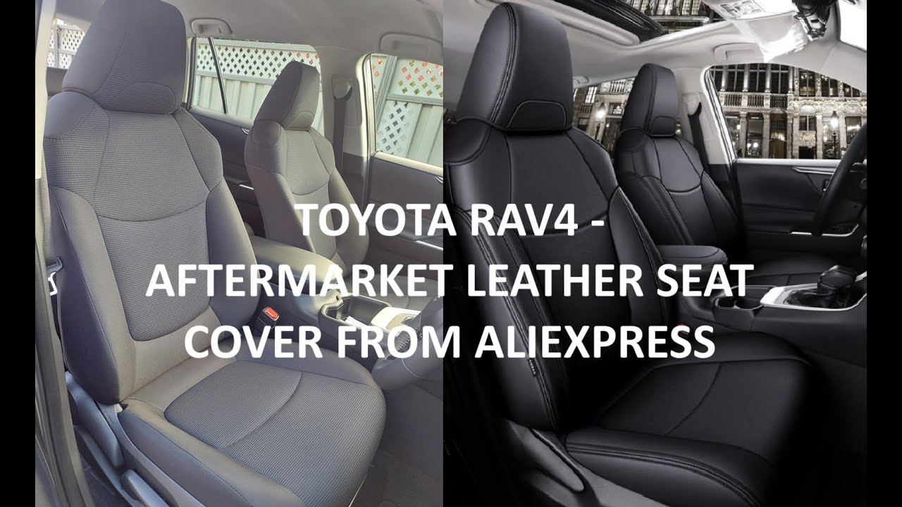 2024 TOYOTA RAV4 HYBRID - AFTERMARKET LEATHER SEAT COVER FROM ALIEXPRESS
