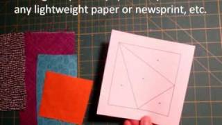 A Paper Piecing Tutorial –