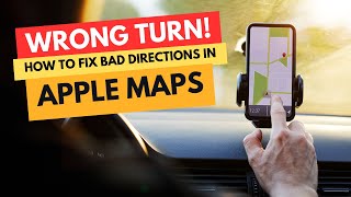 WRONG TURN! How to CORRECT Apple Maps! by Tech Talk America 6,301 views 5 months ago 2 minutes, 14 seconds