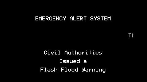 EAS scenario  flash flood