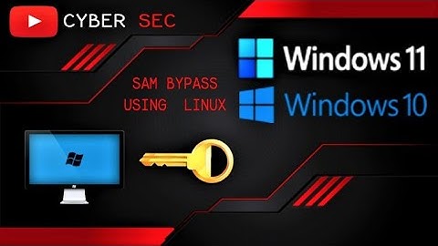 Security Account Manager Windows 11 , 10 , 7 , XP [ BYPASSING ] 🛠⚙