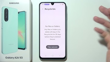 Samsung Galaxy A26 5G: How to Restore Deleted Files