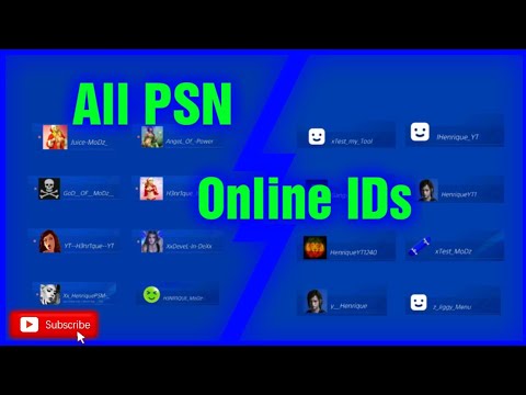 All online PSN account IDs that have ever appeared on the channel