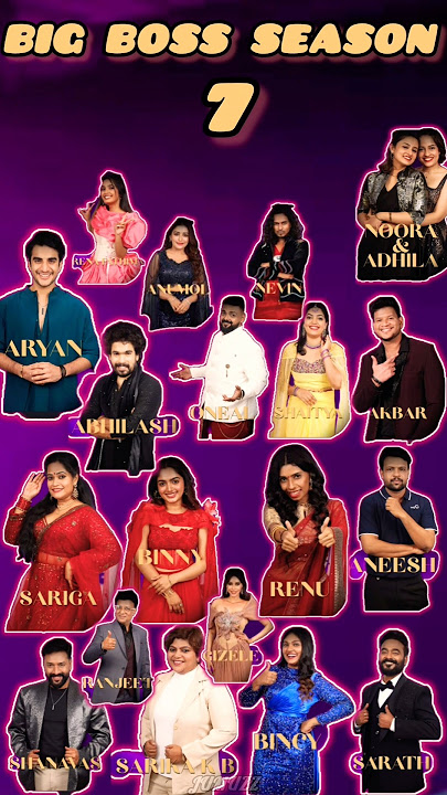 Bigboss season 7 contestants #bigboss #asianet #bigbossmalayalam #contestants #youtube #viralvideo