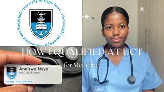 REQUIREMENTS TO STUDY MEDICINE AT UCT (How I qualified)