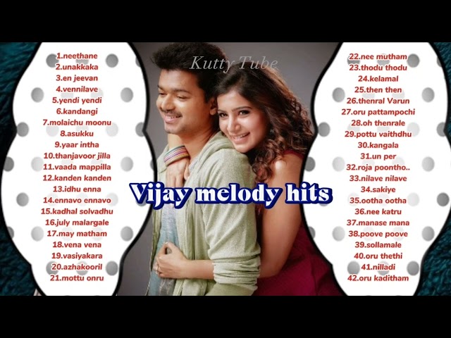 Vijay love duet songs 💚/விஜய் காதல் தொகுப்பு 1980s to 2022 🎶/ilaiyathalapathi hits class=