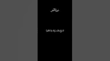 سورة النصر | تلاوة خاشعة #قرآن