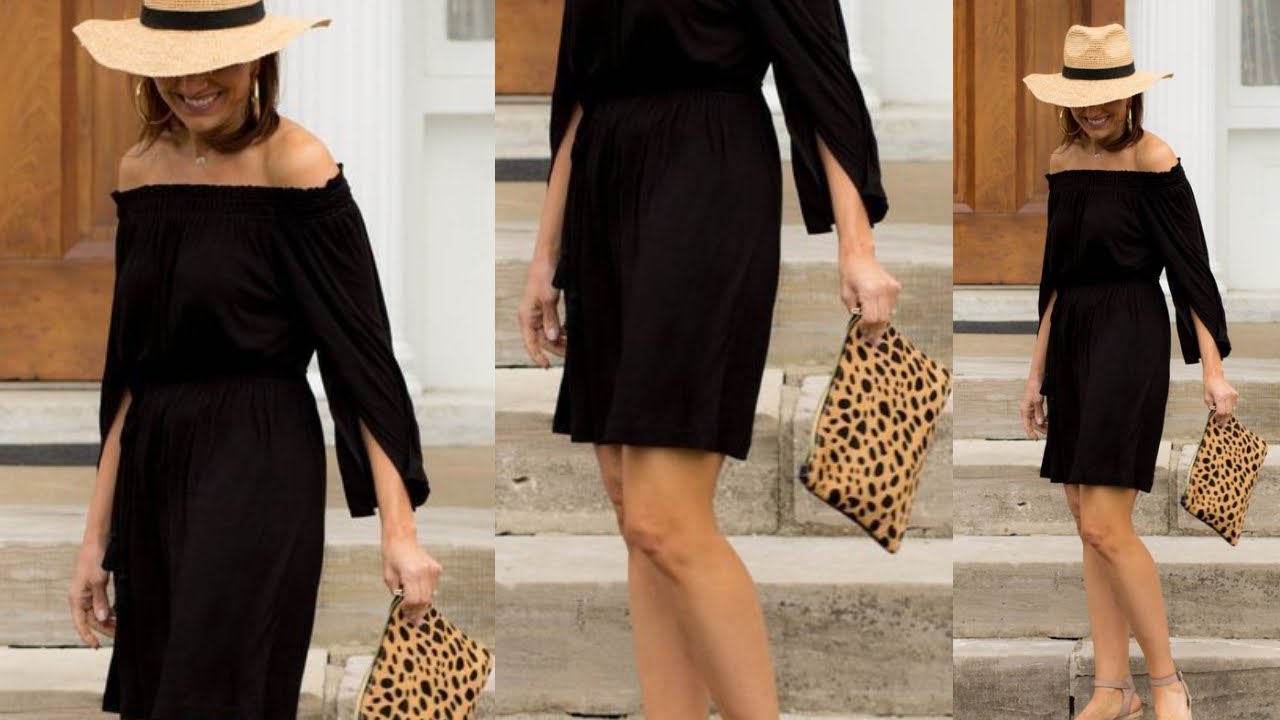 Outfit vestido negro invierno Clearance