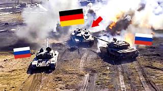 Dual Russian T-80s Surround a Single Leopard 2 - Then THIS Happened...
