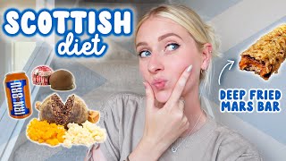 i ate a SCOTTISH DIET for 24 hours!  *trying Haggis, Neeps & Tatties and more!*