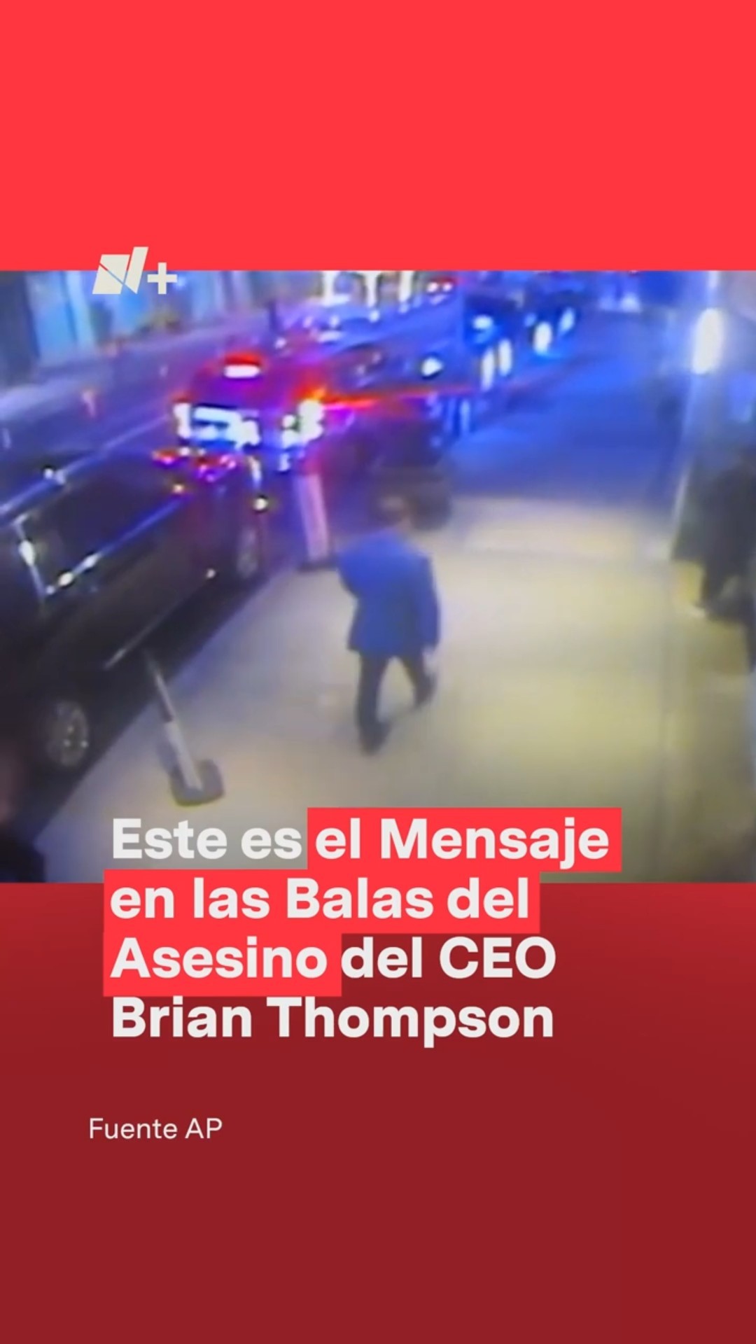 El mensaje en las balas del asesino de Brian Thompson #nmas #shorts #eua