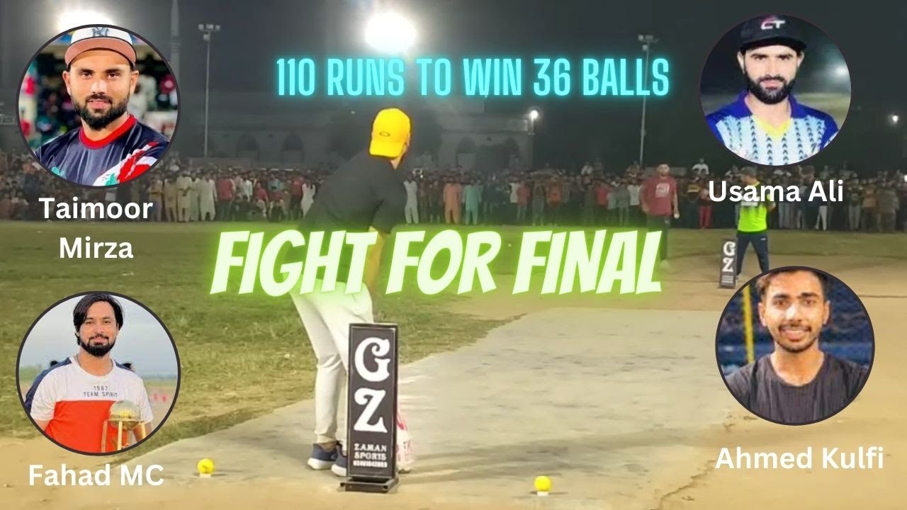 FIGHT FOR FINAL ! Taimoor Mirza, Fahad Mian Chunnu VS Usama Ali Sialkot ...