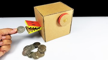 How to Build a coin eating Crocodile Box   Saving Coin Bank DIY