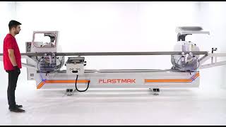 Çift Köşe Kesim Makinası Plastmak Machine Makinecim.com