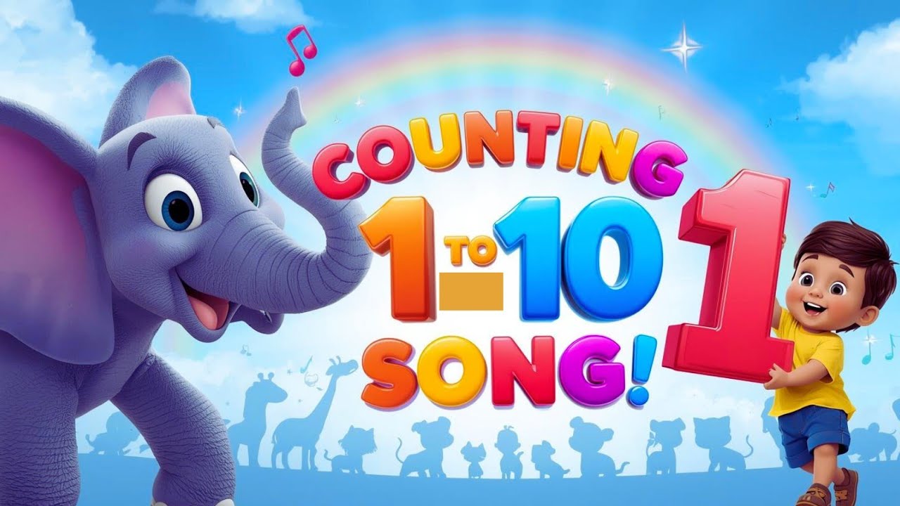 Counting 1 to 10 Song for Kids | Fun Animal Rhyme | Brainy Bunch TV566 ...