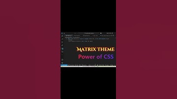 Power of CSS Matrix Login with CSS! Recreating the Vibe #coding #html #css #programming #javascript