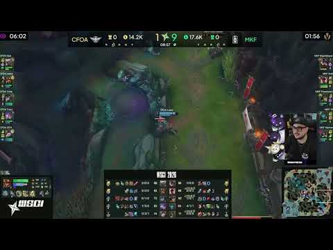 WSCI 2026 Tiếng Việt : MKF vs CFO.A | BO1| BLV TONY TÈO #wsci #lol #lmht