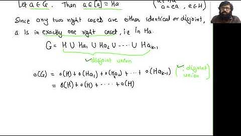 Group Theory Lecture 05
